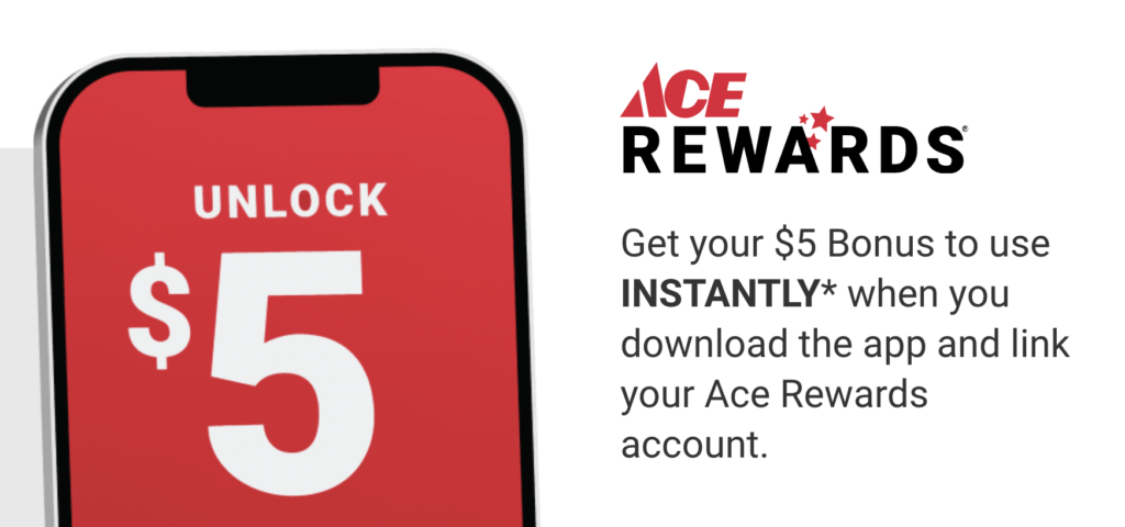 $5 Free From Ace Hardware